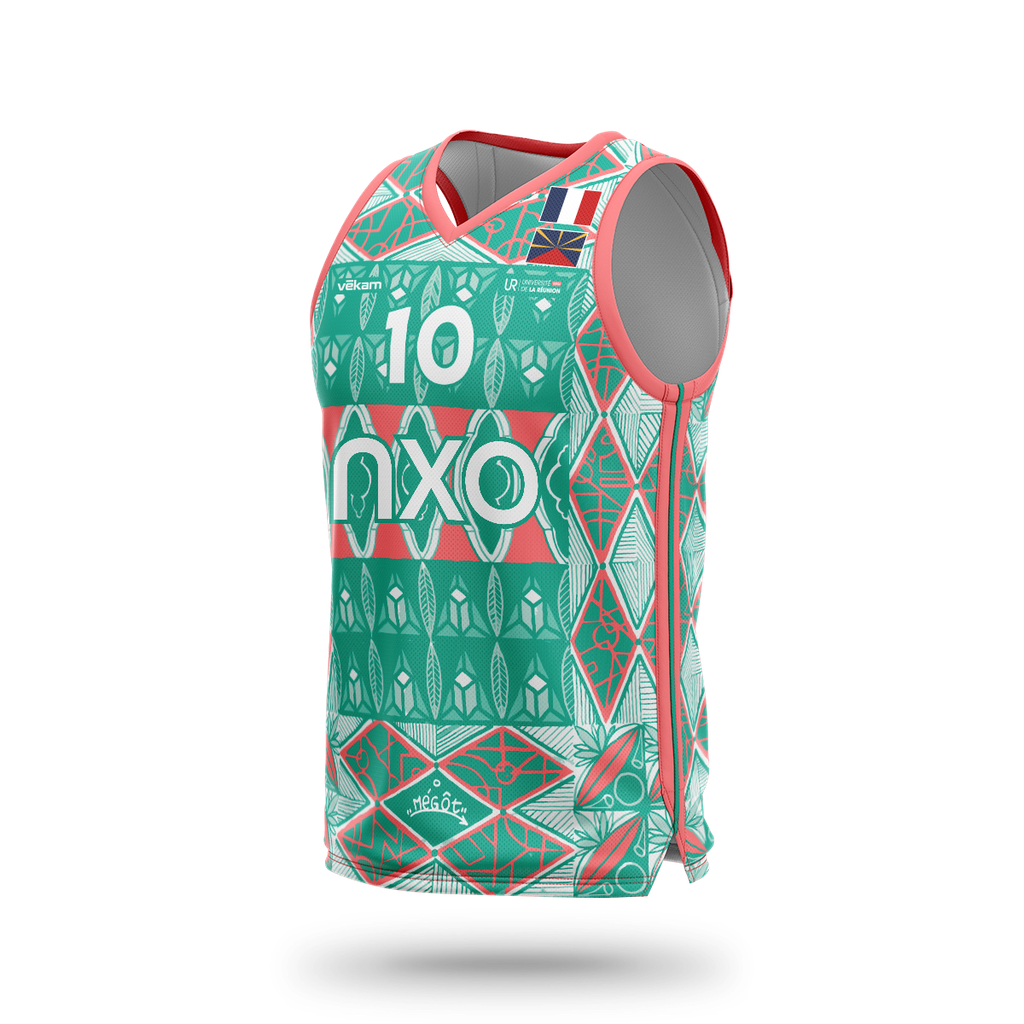 LRSU Maillot Basket Collector MÉGOT - Vert