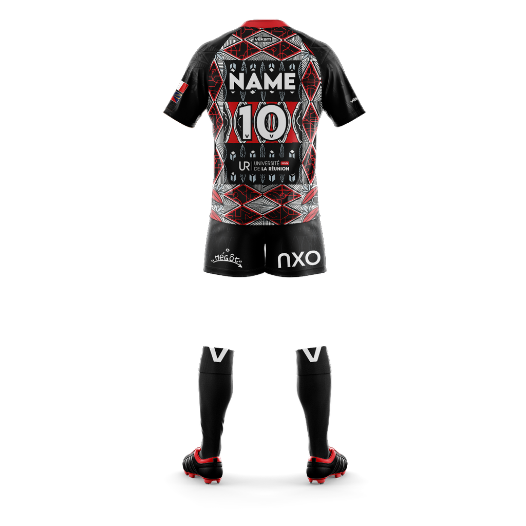 LRSU Game kit Rugby Collector MÉGOT - Noir