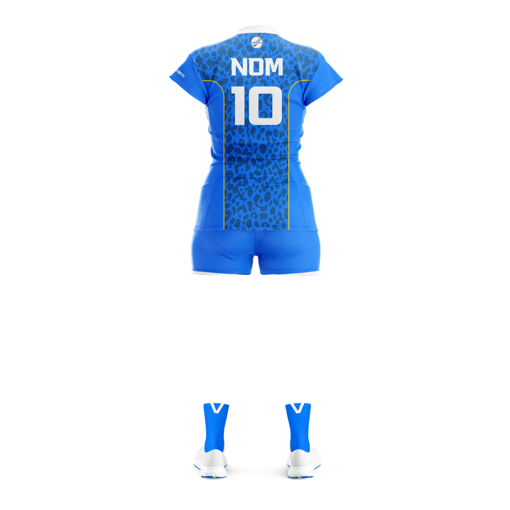 FEDERATION DE VOLLEYBALL DU CONGO Kit de match F - Bleu