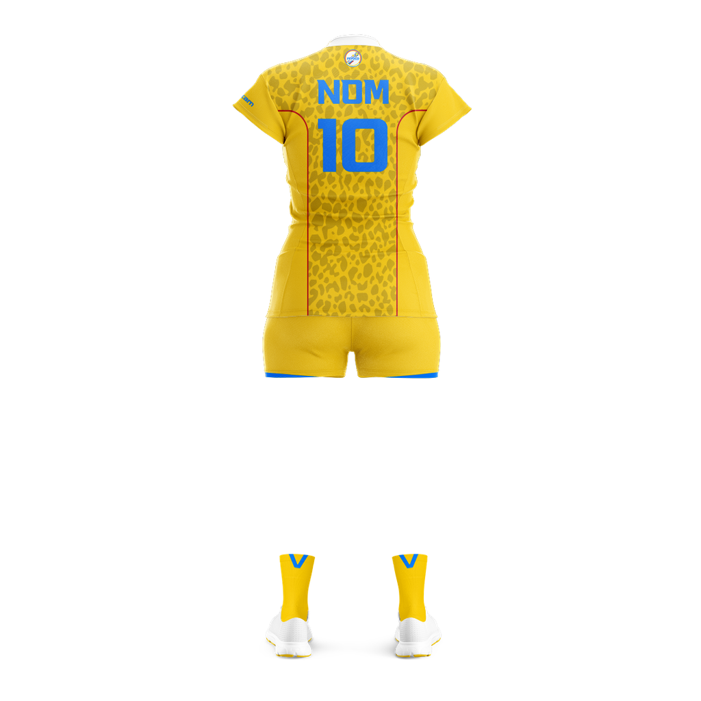 FEDERATION DE VOLLEYBALL DU CONGO Kit de match F - Jaune