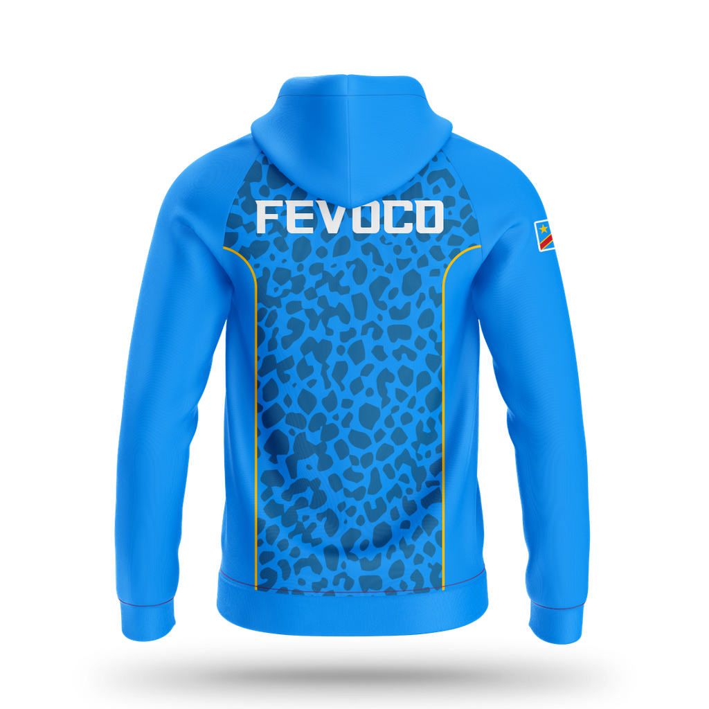 FEVOCO Veste de survêtement - Bleu