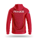 FEVOCO Veste de survêtement - Rouge