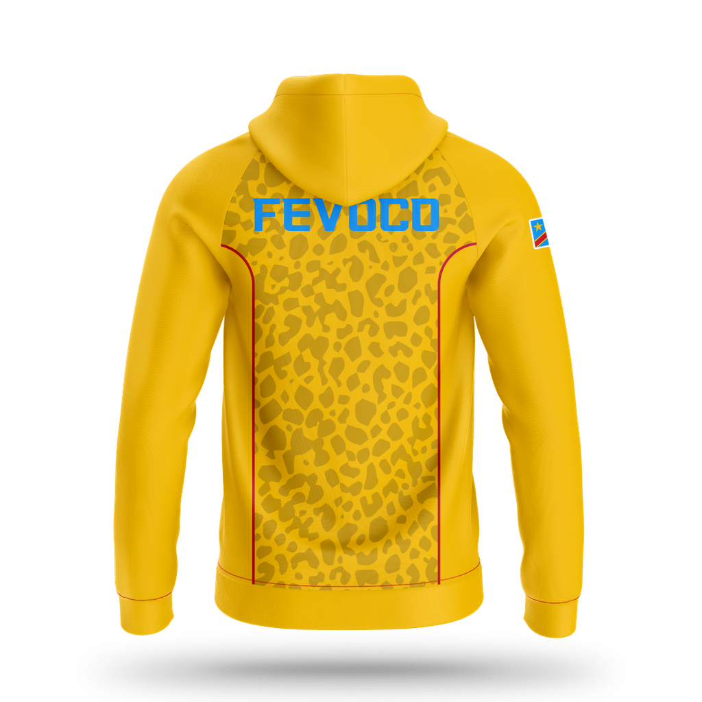 FEVOCO Veste de survêtement - Jaune