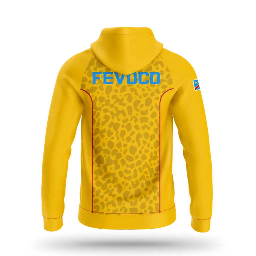 FEVOCO Veste de survêtement - Jaune