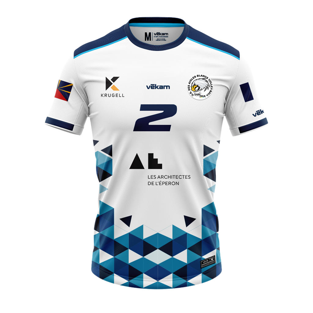 US DES AIGLES BLANCS Maillot - Blanc