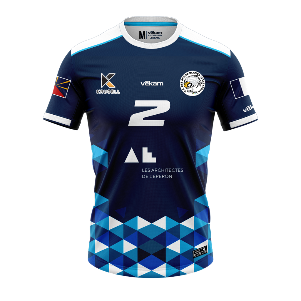 US DES AIGLES BLANCS Maillot - Bleu