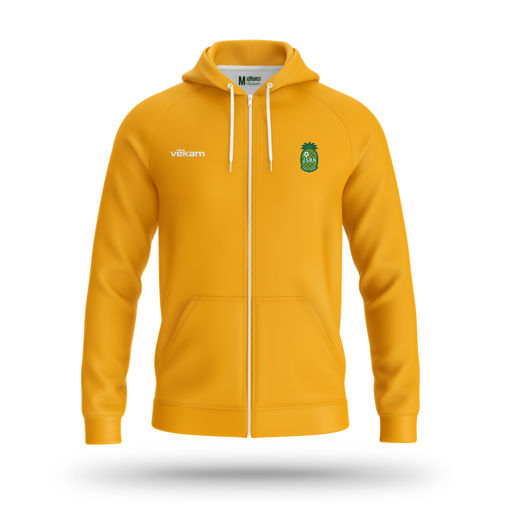 JSBN Veste de survêtement à capuche - Jaune