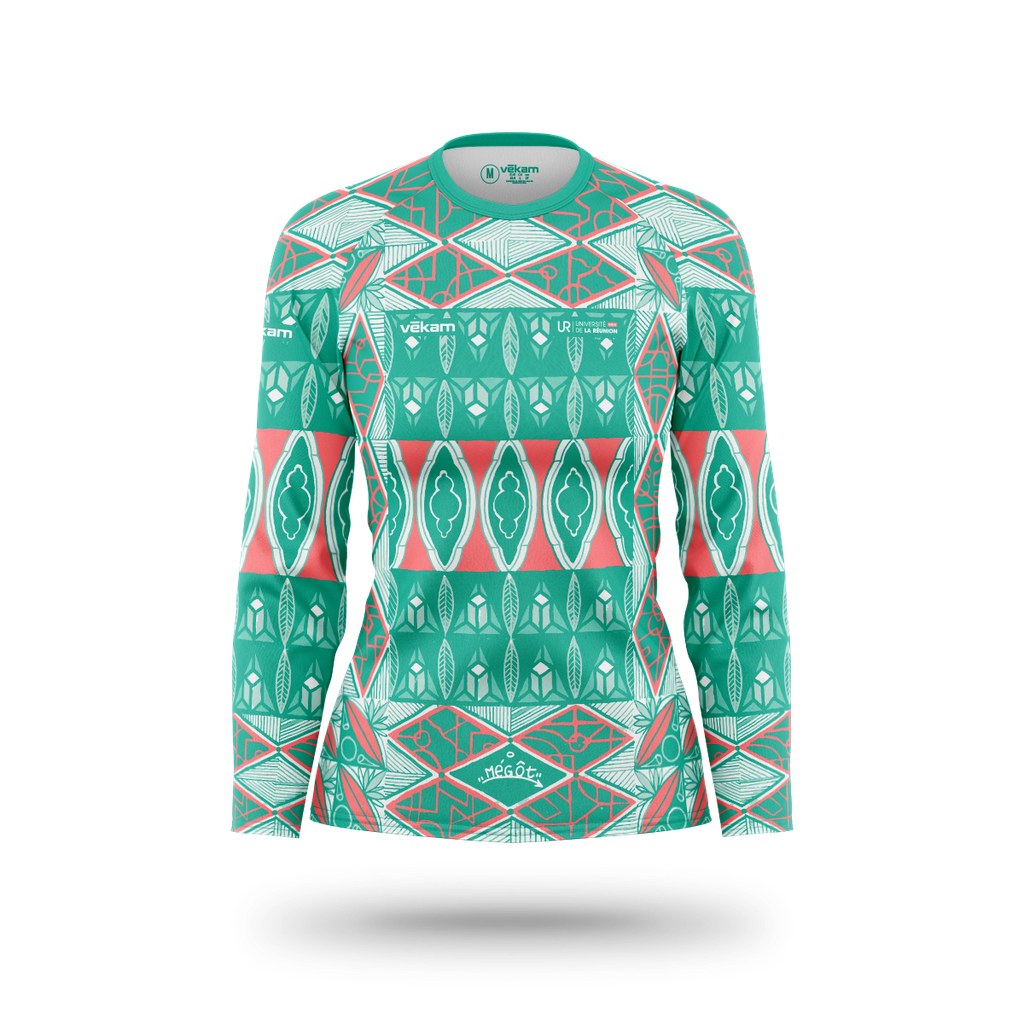 LRSU T-SHIRT ML F version MÉGOT - Vert