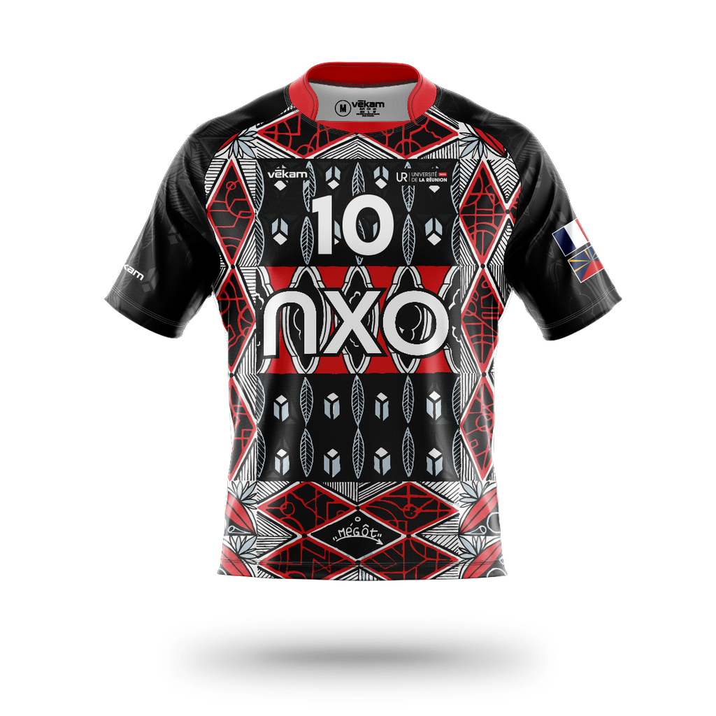 LRSU Maillot Rugby Collector MÉGOT - Noir