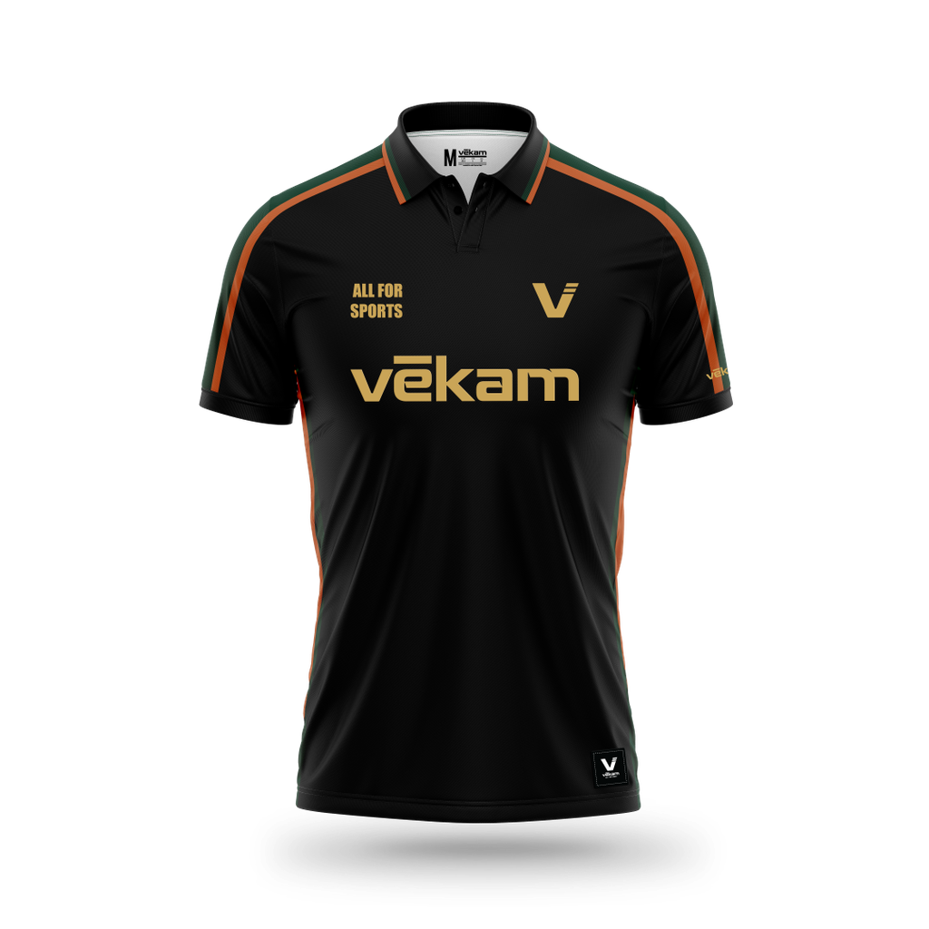 VEKAM PREMIUM Polo - Black Gold