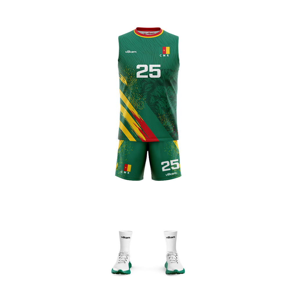FECAVOLLEY Kit de match H - Vert