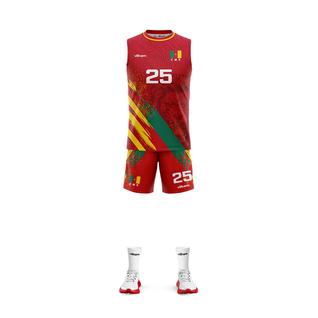 FECAVOLLEY Kit de match H - Rouge
