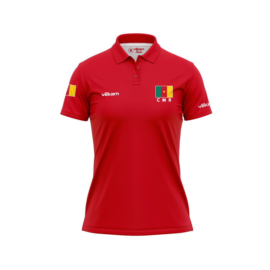 FECAVOLLEY Polo F - Rouge