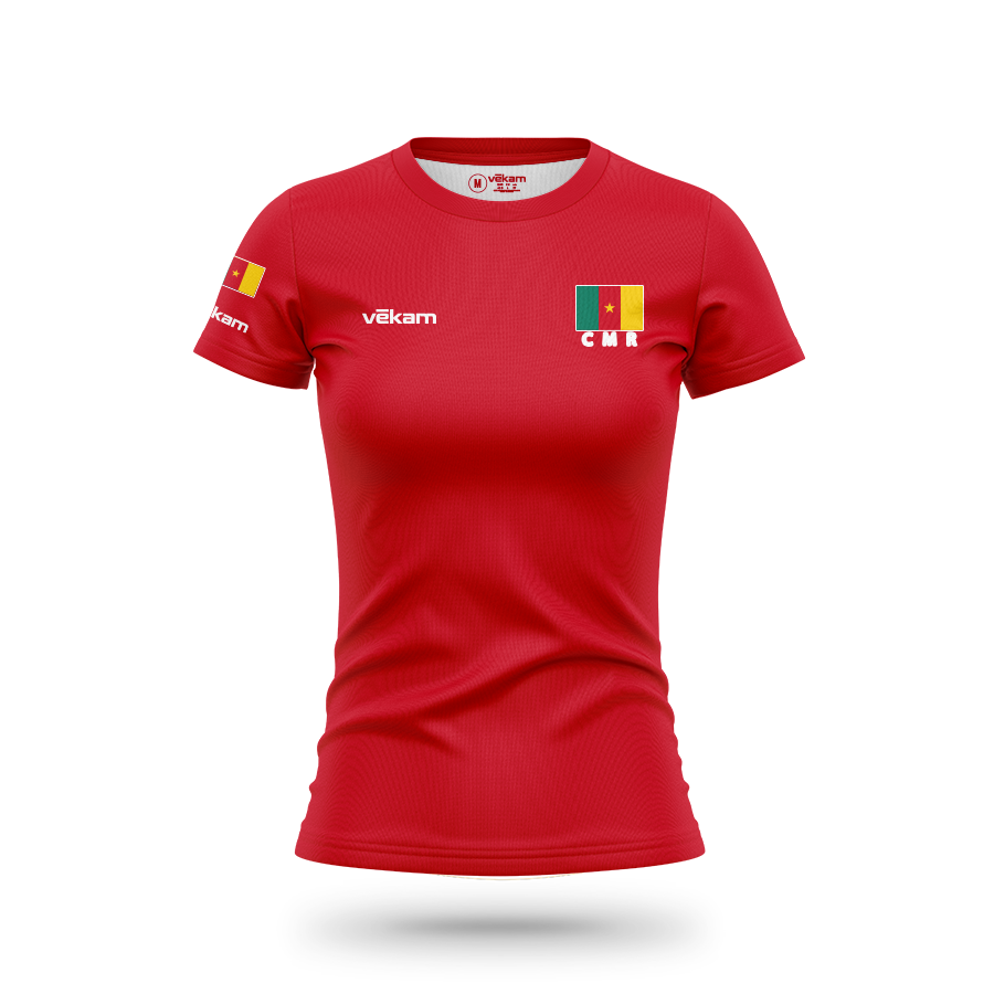 FECAVOLLEY T-shirt F - Rouge
