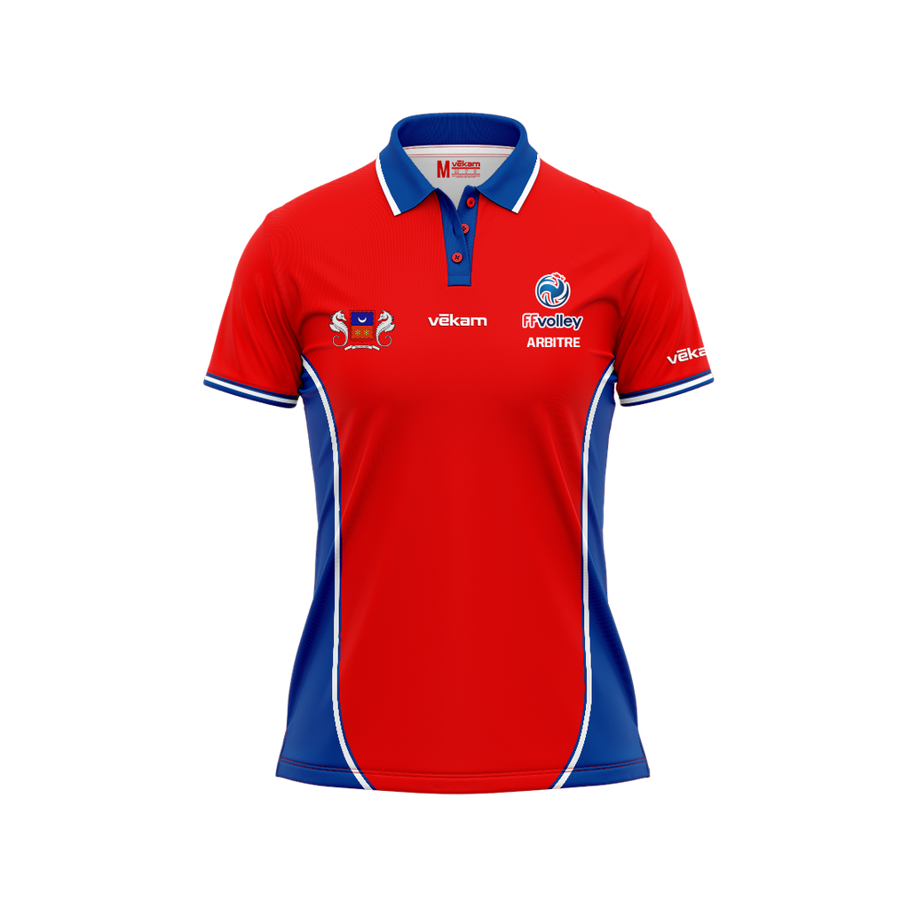 LMVB 26 Polo Arbitre F - Rouge