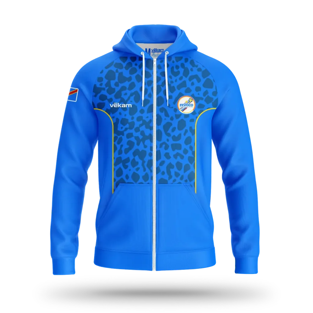 FEVOCO Veste de survêtement - Bleu