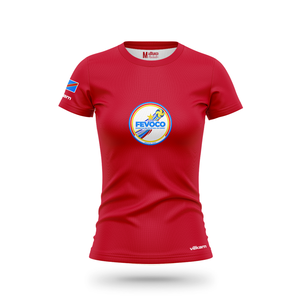 FEVOCO T-shirt F - Rouge