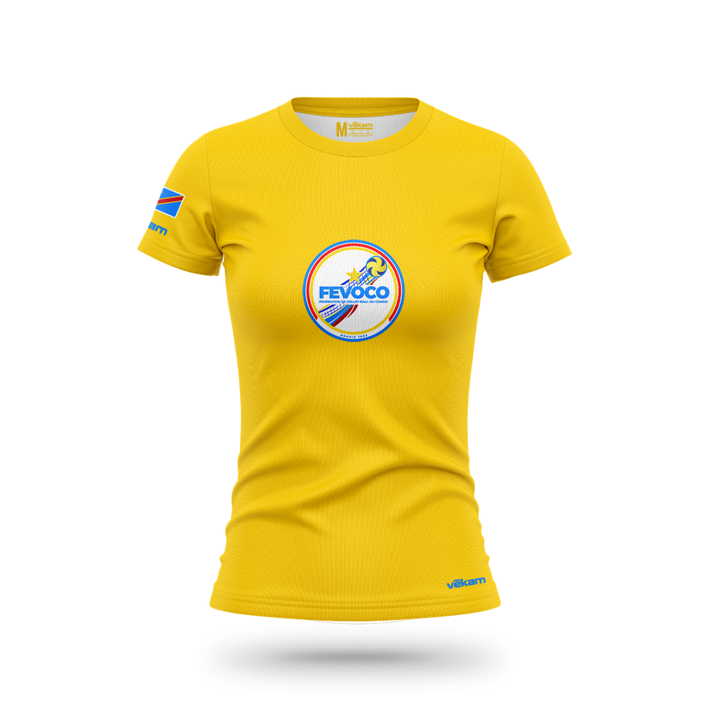 FEVOCO T-shirt F - Jaune