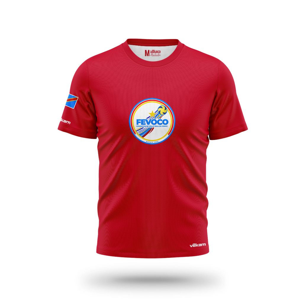 FEVOCO T-shirt H - Rouge