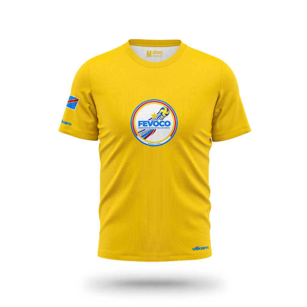 FEVOCO T-shirt H - Jaune
