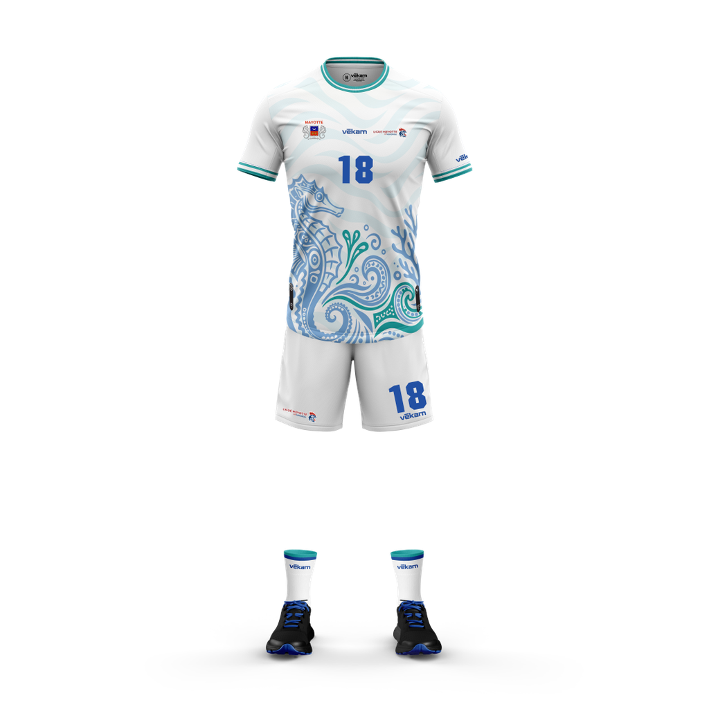 LIGUE MAYOTTE HB Kit de match H - White