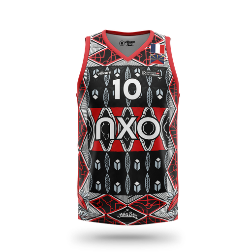 LRSU Maillot Basket Collector MÉGOT - Noir