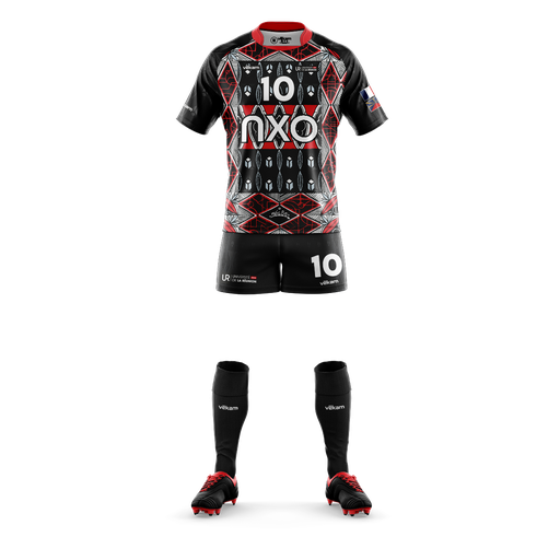LRSU Game kit Rugby Collector MÉGOT - Noir