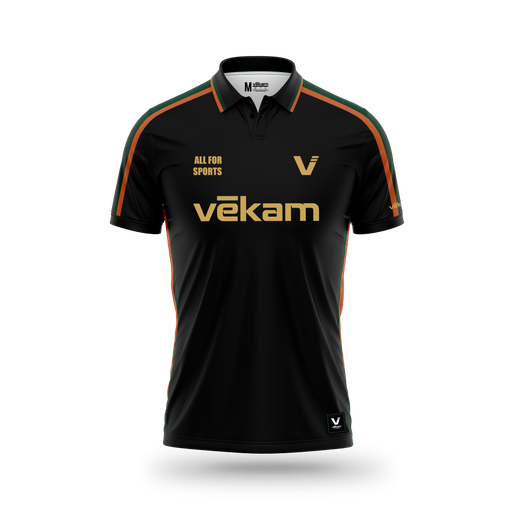 VEKAM PREMIUM Polo - Black Gold