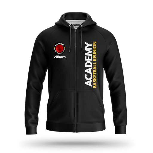 ABR Veste de survêtement à capuche - Noir